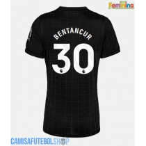 Camisa de time de futebol Tottenham Hotspur Rodrigo Bentancur #30 Replicas 2º Equipamento Feminina 2025-26 Manga Curta